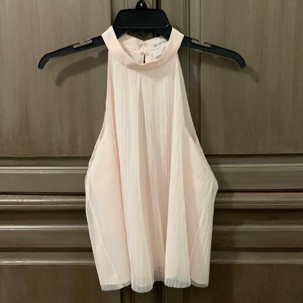 BCBGeneration soft pink blouse